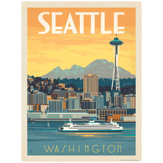 Seattle Washington Vinyl Sticker