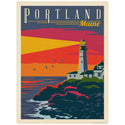 Portland Maine Lighthouse Vinyl Sticker