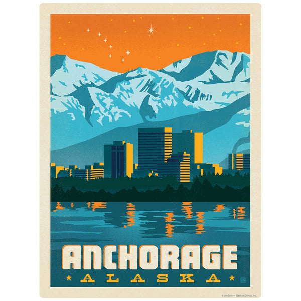 Anchorage Alaska Vinyl Sticker