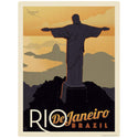 Rio De Janeiro Brazil Christ the Redeemer Vinyl Sticker