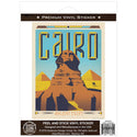Cairo Ancient Egypt Sphinx Vinyl Sticker