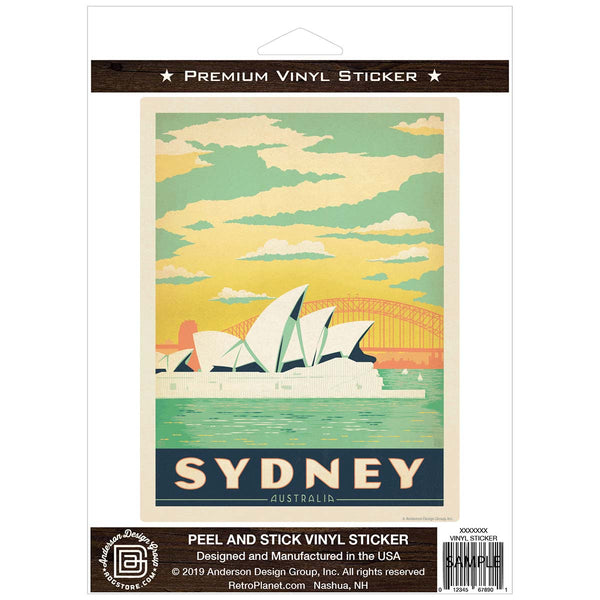 Sydney Australia Opera House Vinyl Sticker