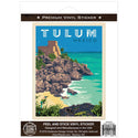 Tulum Mexico Mayan Ruins Vinyl Sticker