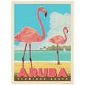 Aruba Flamingo Beach Vinyl Sticker