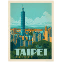 Visit Taipei Taiwan Vinyl Sticker