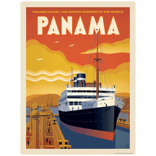 Panama Canal Vinyl Sticker