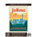 Visit JoBurg Johannesburg South Africa Vinyl Sticker