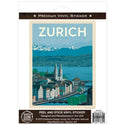 Zurich Switzerland Vinyl Sticker