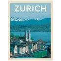 Zurich Switzerland Vinyl Sticker