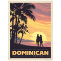 Dominican Republic Sunset Beach Vinyl Sticker