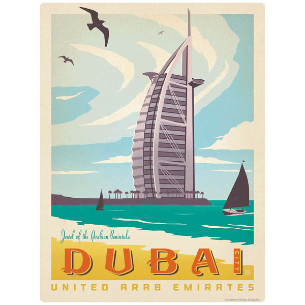 Dubai United Arab Emirates Vinyl Sticker