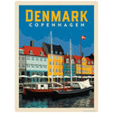 Copenhagen Denmark Waterfront Vinyl Sticker