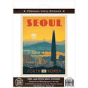 Seoul South Korea Vinyl Sticker