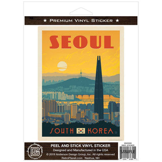 Seoul South Korea Vinyl Sticker