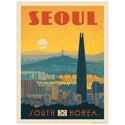 Seoul South Korea Vinyl Sticker