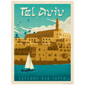 Tel Aviv Israel Explore Old Jaffa Vinyl Sticker