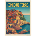 Cinque Terre Italy Manarola Village Vinyl Sticker
