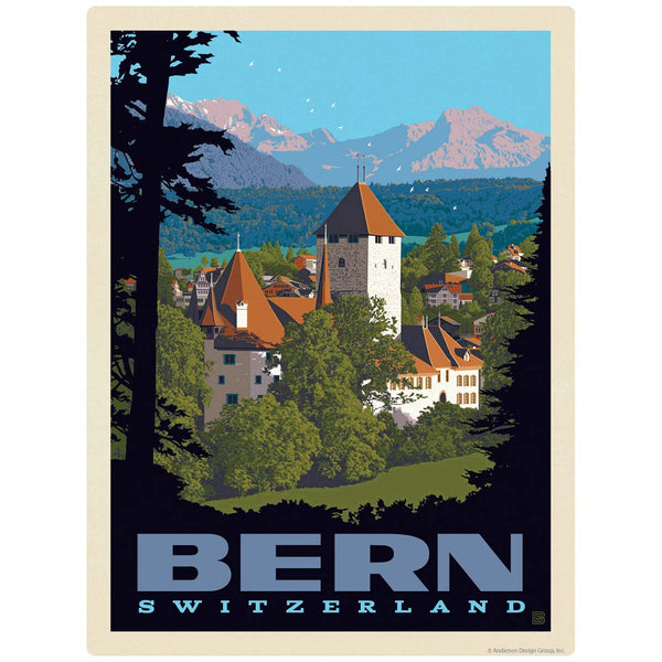 Bern Switzerland Vinyl Sticker