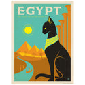 Egypt Land of Feline Royalty Vinyl Sticker