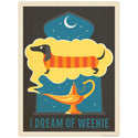 I Dream Of Weenie Dog Vinyl Sticker