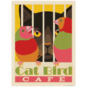 Catbird Cafe Vinyl Sticker