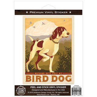 Bird Dog Hunting Vinyl Sticker