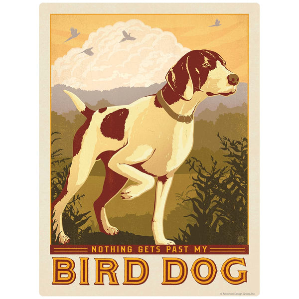 Bird Dog Hunting Vinyl Sticker