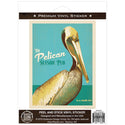 Pelican Seaside Pub Vinyl Sticker