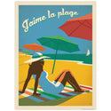 Jaime La Plaige Love the Beach Vinyl Sticker