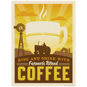 Farmers Blend Coffee Vinyl Sticker