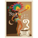 Cafe Do Brazil Coffee Vinyl Sticker