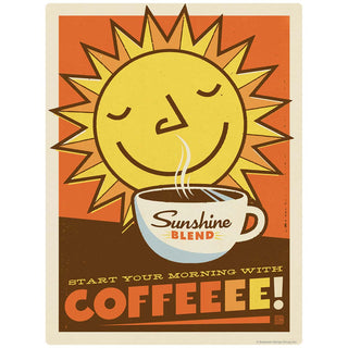 Sunshine Blend Coffee Vinyl Sticker