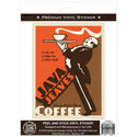 Java Jeaves Coffee Snob Vinyl Sticker