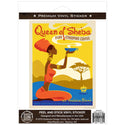 Queen of Sheba Coffee Vinyl Sticker