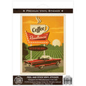 Coffee Roadhouse Diner Vinyl Sticker
