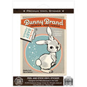 Bunny Brand Baby Powder Vinyl Sticker