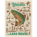 Welcome to the Lake House Vinyl Sticker