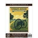Stones River Battlefield Murfreesboro Tennessee Vinyl Sticker
