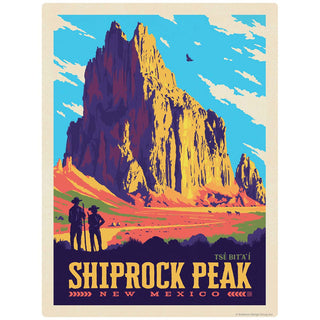 Shiprock Peak New Mexico Vinyl Sticker