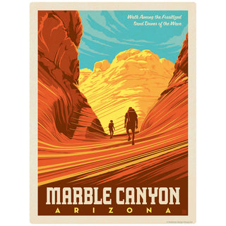 Marble Canyon Arizona Vinyl Sticker