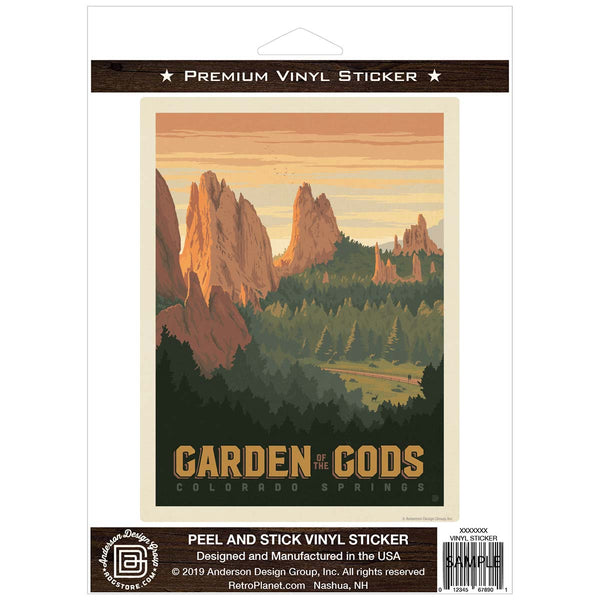 Garden Of The Gods Colorado Springs Vinyl Sticker