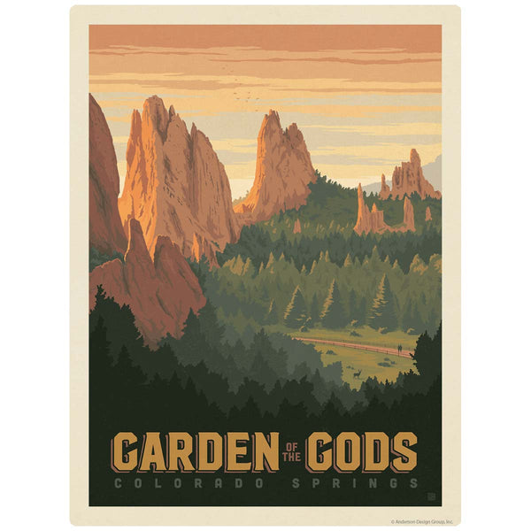 Garden Of The Gods Colorado Springs Vinyl Sticker