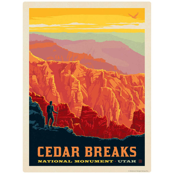 Cedar Breaks Utah Vinyl Sticker