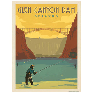 Glen Canyon Dam Arizona Vinyl Sticker