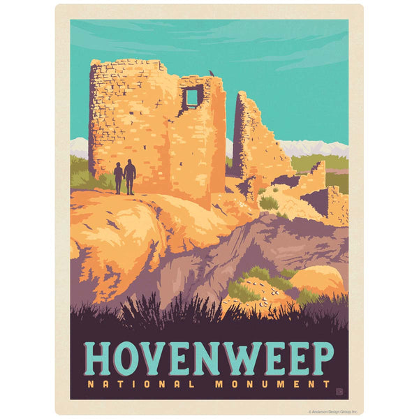 Hovenweep National Monument Colorado Utah Vinyl Sticker