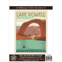 Lake Powell Rainbow Bridge Arizona Vinyl Sticker