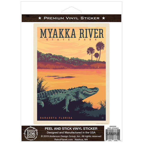 Myakka River State Park Sarasota Florida Vinyl Sticker