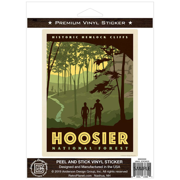 Hoosier National Forest Hemlock Cliffs Indiana Vinyl Sticker