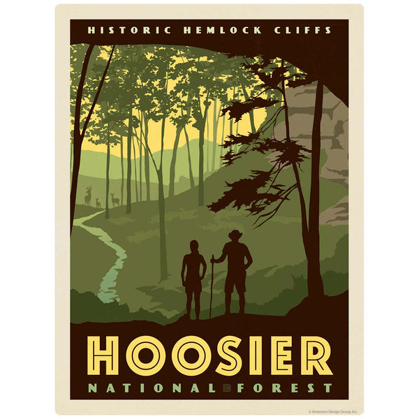 Hoosier National Forest Hemlock Cliffs Indiana Vinyl Sticker