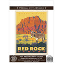 Red Rock Canyon Mt Wilson Las Vegas Vinyl Sticker